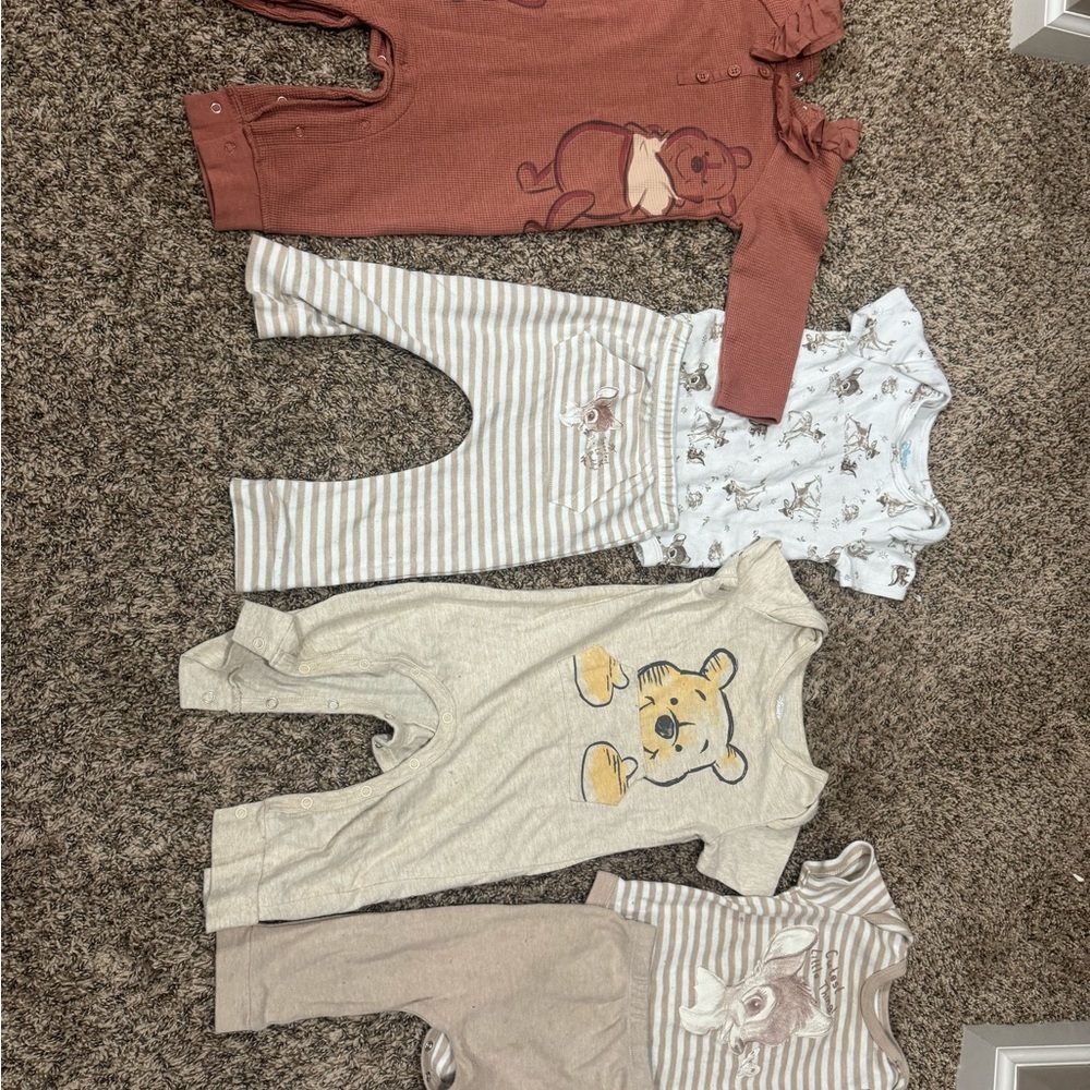Adorable Baby Disney Onesies and Pants Set